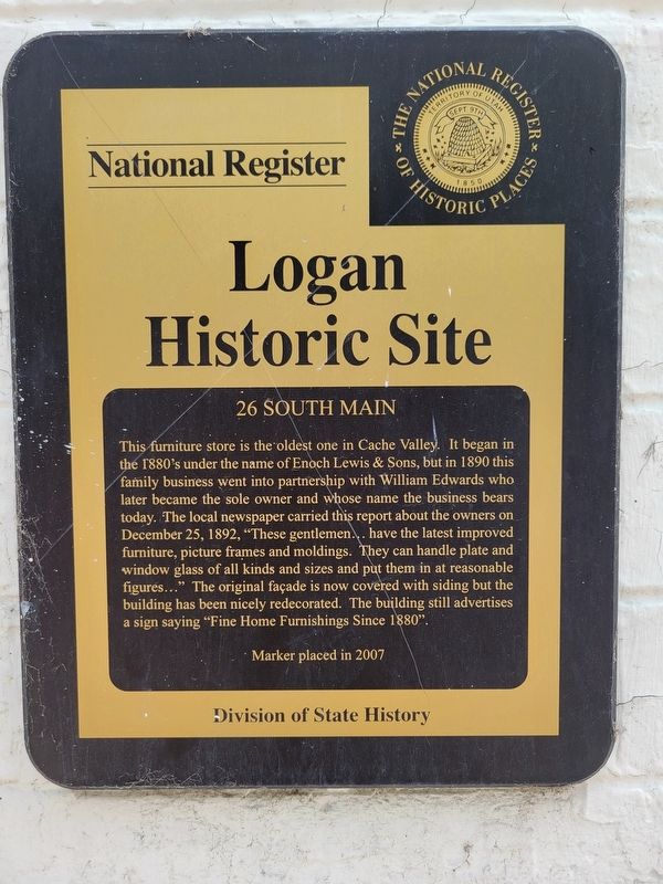 26 South Main Marker. Click for full size. 26 South Main Marker image. Click for full size.