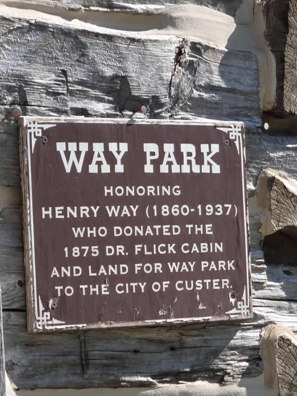 Way Park Marker image. Click for full size.
