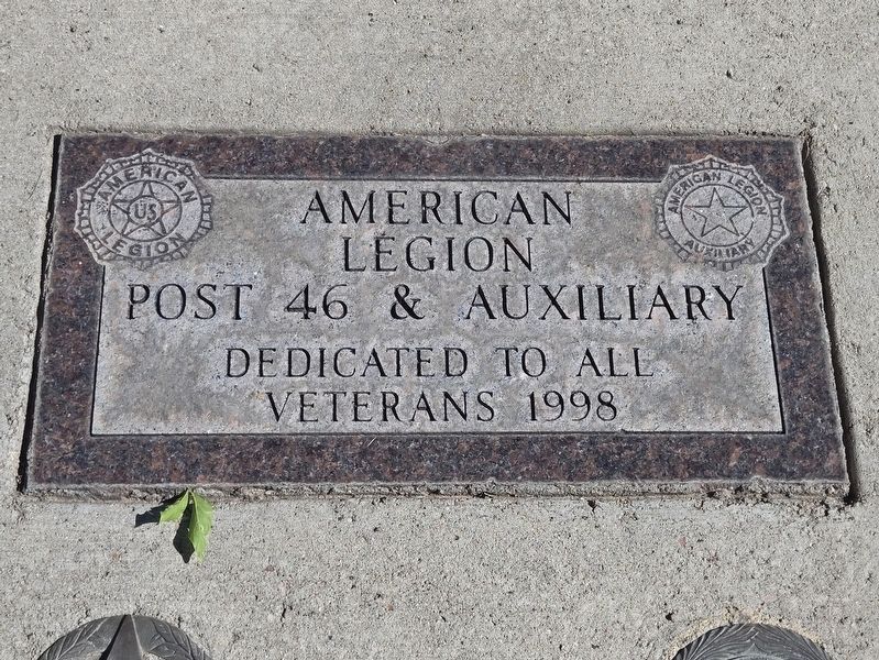 Dedicated to All Veterans Marker image. Click for full size.