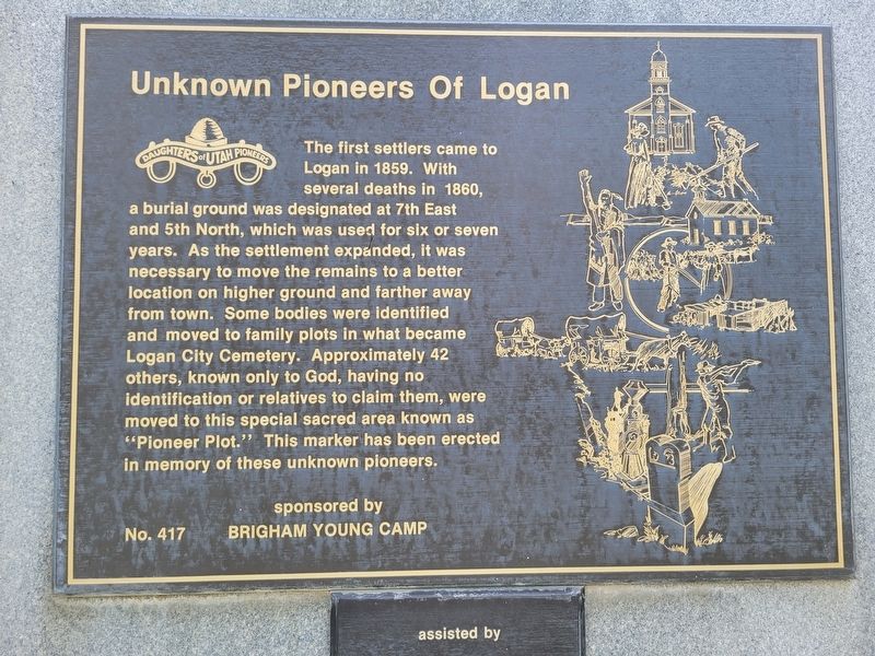 Unknown Pioneers Of Logan Marker image. Click for full size.