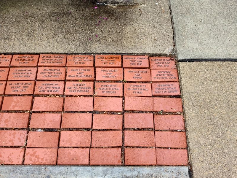 Erie Township Veterans Memorial. Click for full size. Erie Township Veterans Memorial image. Click for full size.
