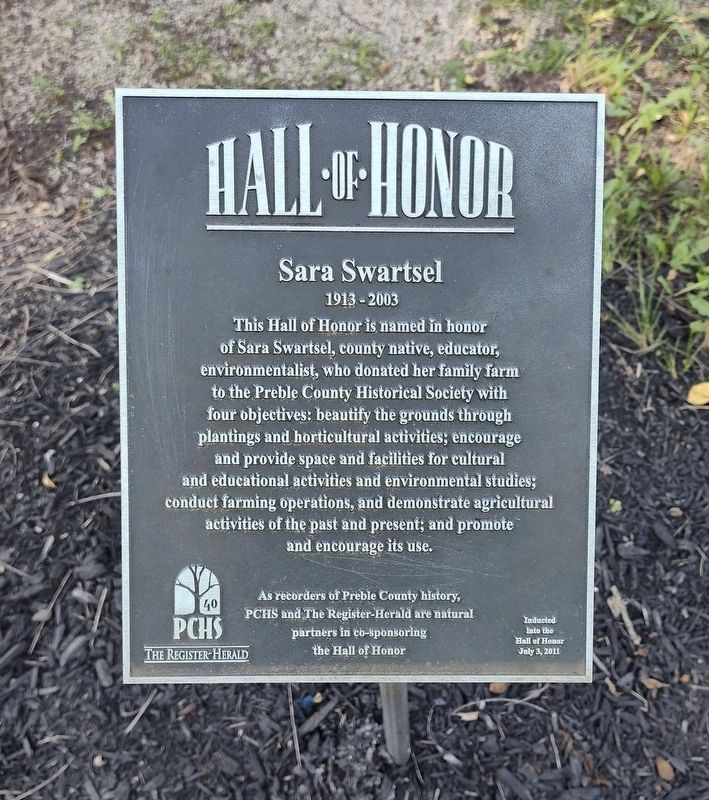 Sara Swartsel Marker. Click for full size. Sara Swartsel Marker image. Click for full size.
