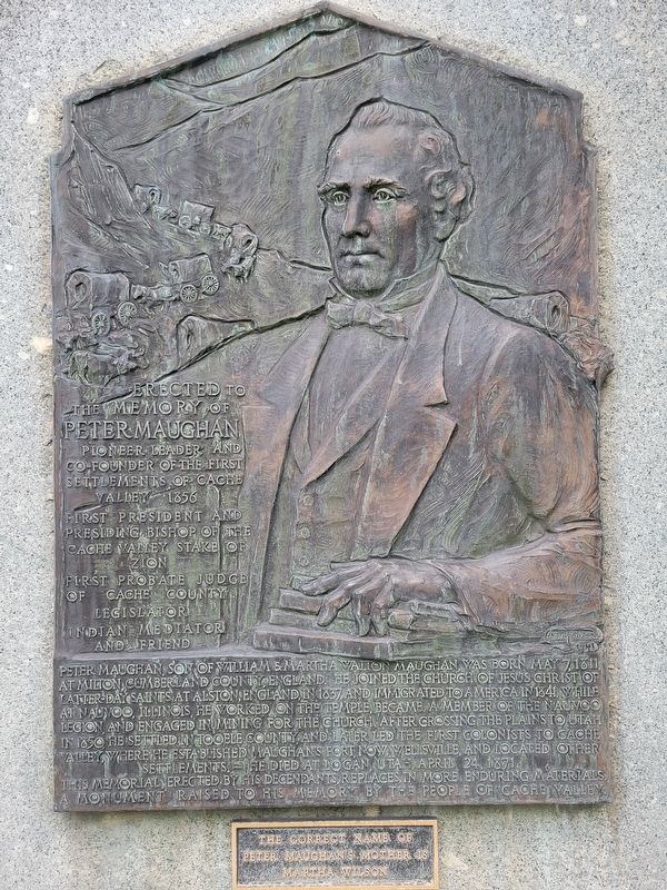 Peter Maughan Marker image. Click for full size.