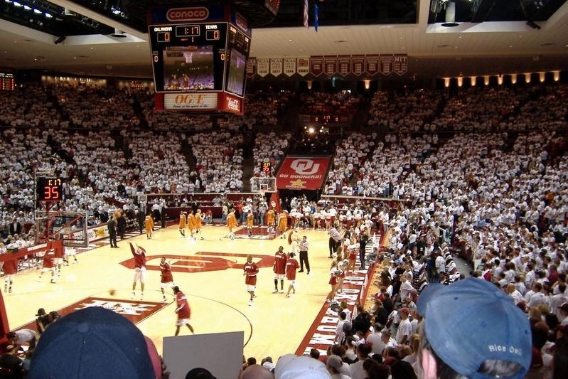 Inside the Lloyd Noble Center. Click for full size. Inside the Lloyd Noble Center image. Click for full size.