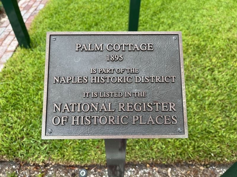 Palm Cottage Marker image. Click for full size.