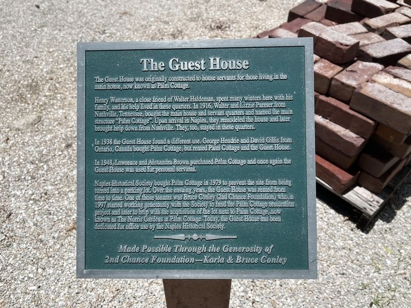 Palm Cottage Guest House Marker image. Click for full size.