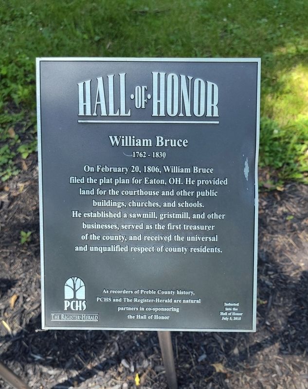 William Bruce Marker. Click for full size. William Bruce Marker image. Click for full size.