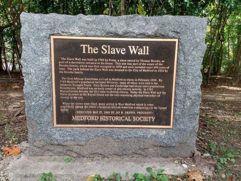 The Slave Wall Marker image. Click for full size.