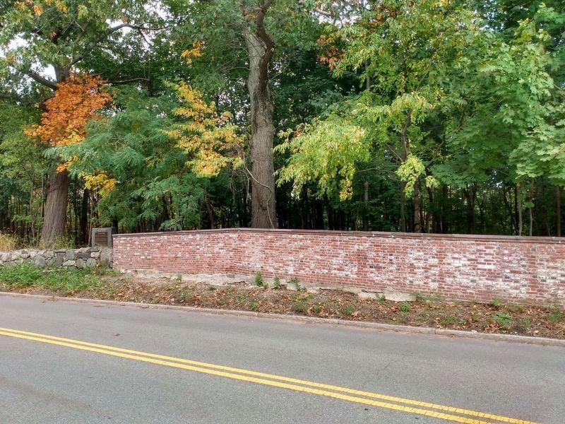 The Slave Wall Marker <br>adjacent to the restored wall image. Click for full size.