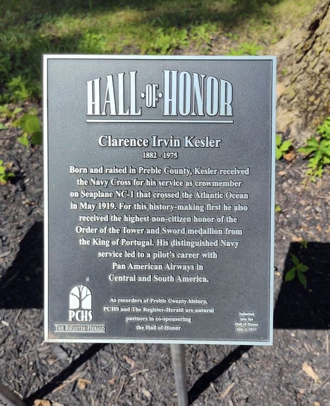Clarence Irvin Kesler Marker image. Click for full size.
