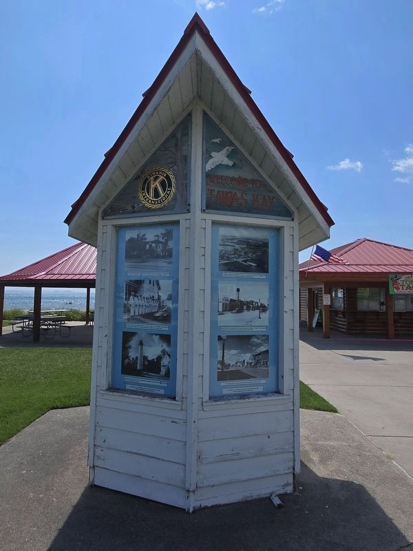 Welcome to Tawas Bay Kiosk at entrance to Shoreline Park. Click for full size. Welcome to Tawas Bay Kiosk at entrance to Shoreline Park image. Click for full size.