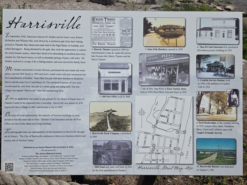 Harrisville Marker image. Click for full size.