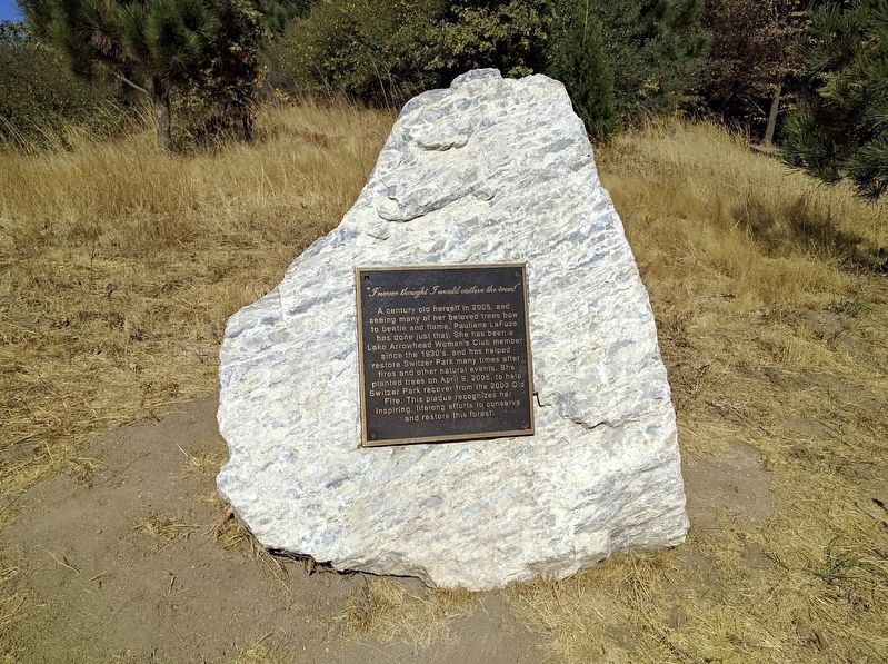 Memorial to Pauliena LaFuze Marker. Click for full size. Memorial to Pauliena LaFuze Marker image. Click for full size.