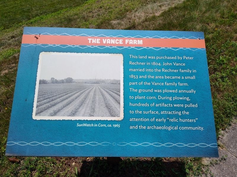 The Vance Farm Marker. Click for full size. The Vance Farm Marker image. Click for full size.