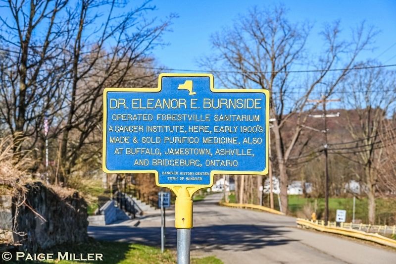 Dr. Eleanor E. Burnside Marker. Click for full size. Dr. Eleanor E. Burnside Marker image. Click for full size.