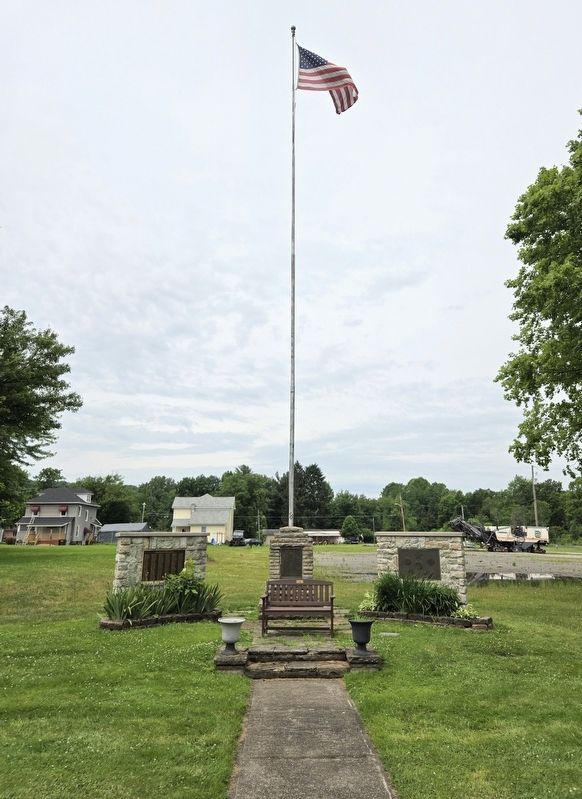 Stoneboro Memorial Park Marker. Click for full size. Stoneboro Memorial Park Marker image. Click for full size.
