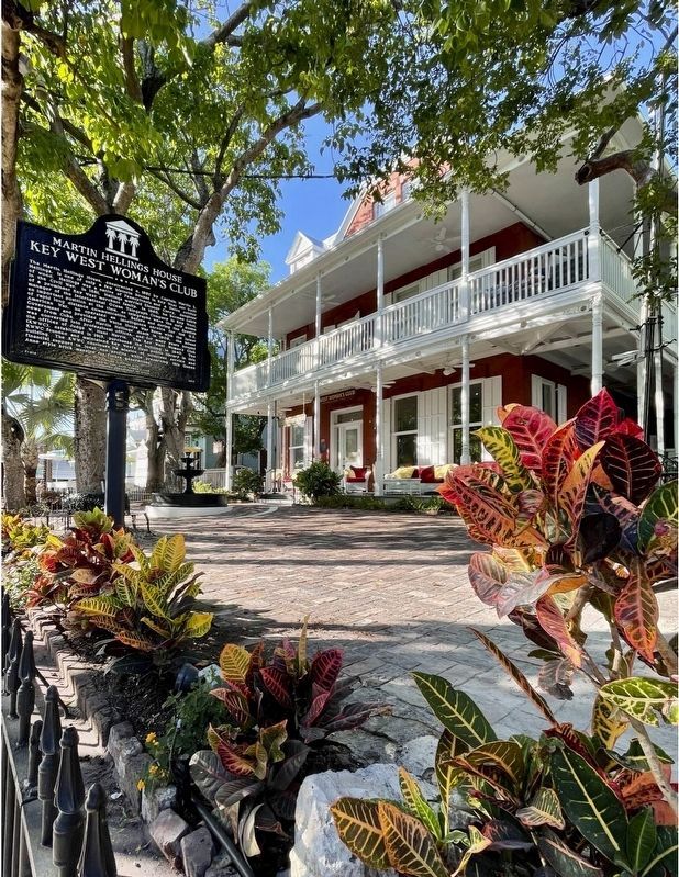 Key West Woman's Club Marker image. Click for full size.
