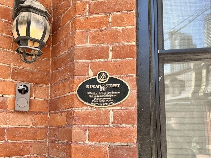 18 Draper Street Marker image. Click for full size.