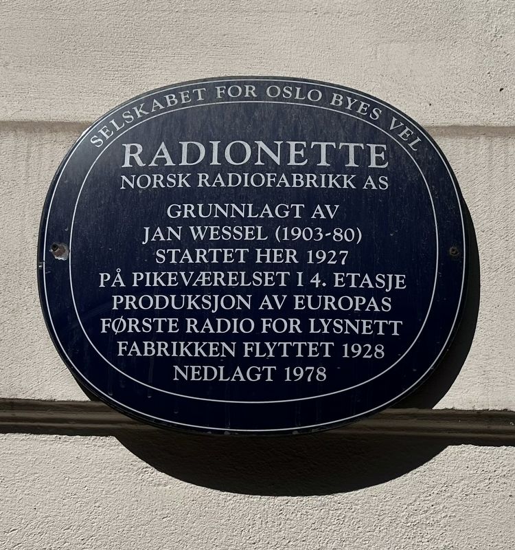 Radionette Marker. Click for full size. Radionette Marker image. Click for full size.