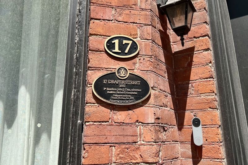 17 Draper Street Marker image. Click for full size.