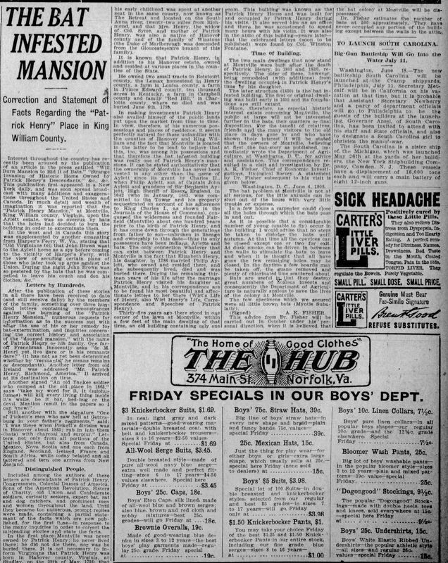 Montville Bat Story. Click for full size. Montville Bat Story image. Click for full size.