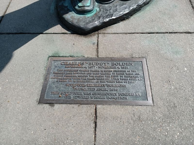 Charles "Buddy" Bolden Marker. Click for full size. Charles "Buddy" Bolden Marker image. Click for full size.