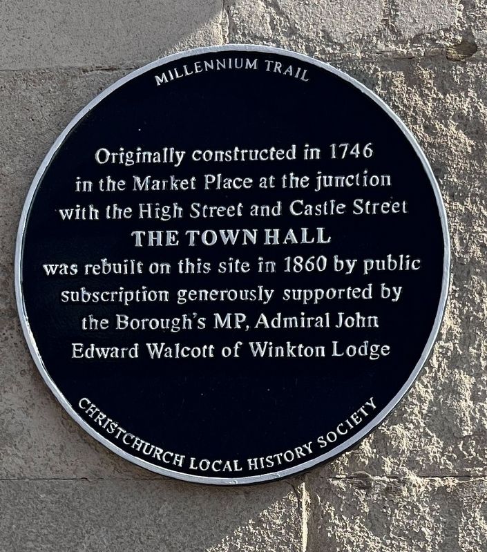 The Town Hall Marker. Click for full size. The Town Hall Marker image. Click for full size.