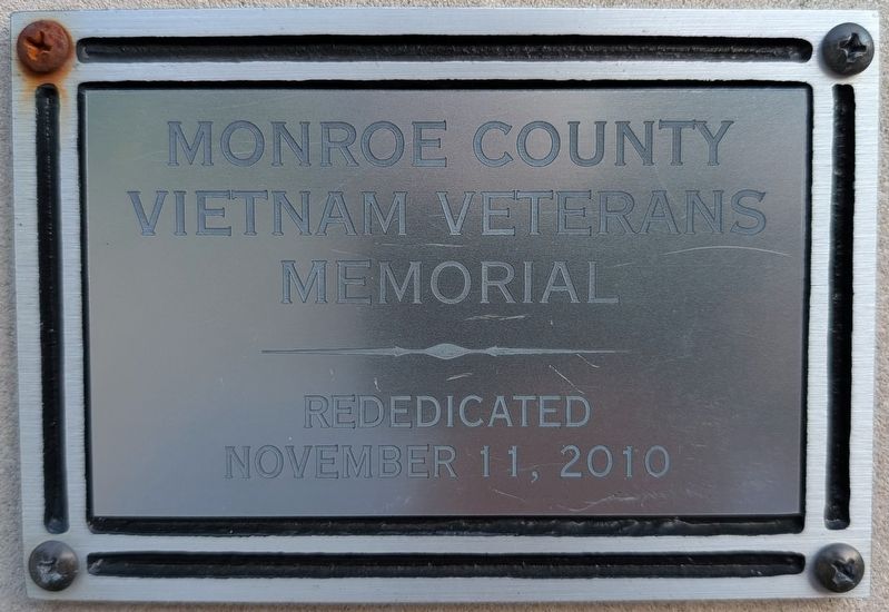 Rededication Plaque image. Click for full size.