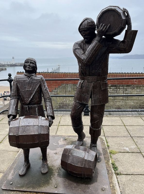 Smuggler and Apprentice Sculpture. Click for full size. Smuggler and Apprentice Sculpture image. Click for full size.