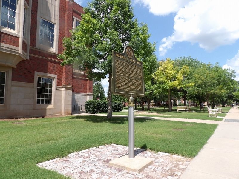 Michael F. Price Hall Marker image. Click for full size.