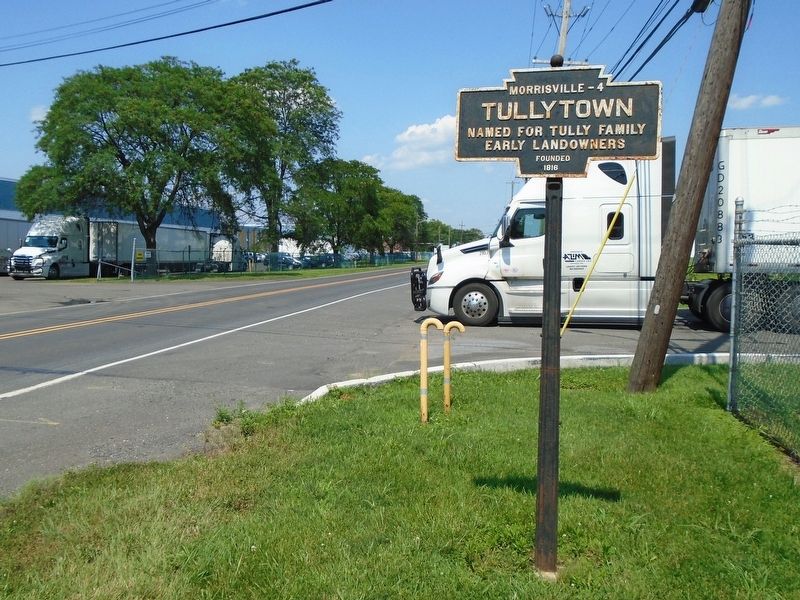 Tullytown Marker. Click for full size. Tullytown Marker image. Click for full size.