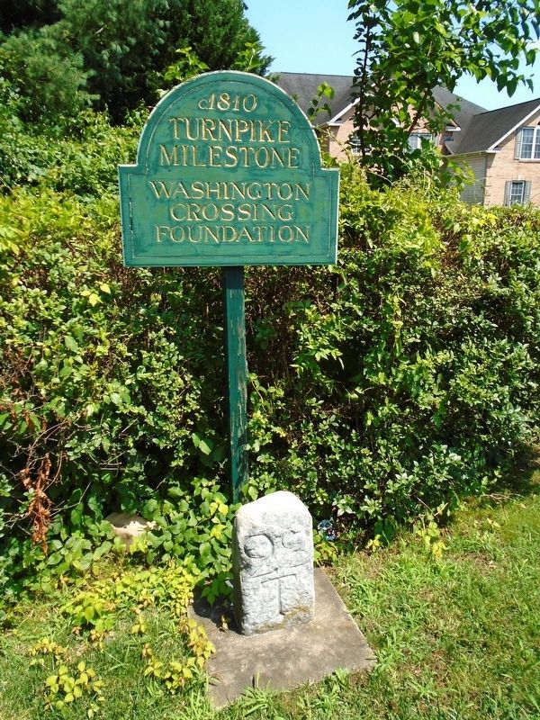 c.1810 Turnpike Milestone and Marker. Click for full size. c.1810 Turnpike Milestone and Marker image. Click for full size.