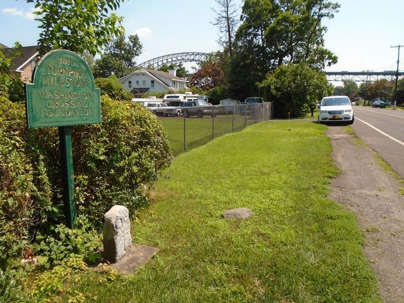 c.1810 Turnpike Milestone and Marker. Click for full size. c.1810 Turnpike Milestone and Marker image. Click for full size.