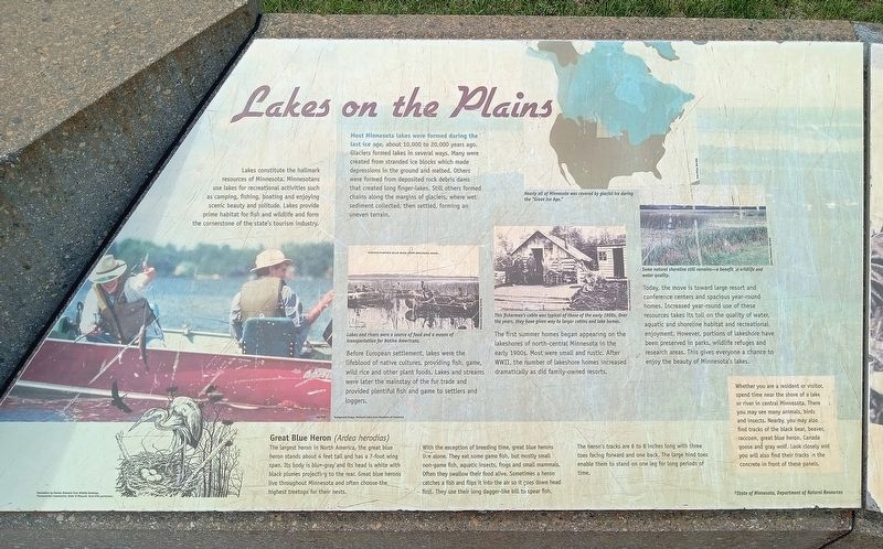 Lakes on the Plains Marker. Click for full size. Lakes on the Plains Marker image. Click for full size.