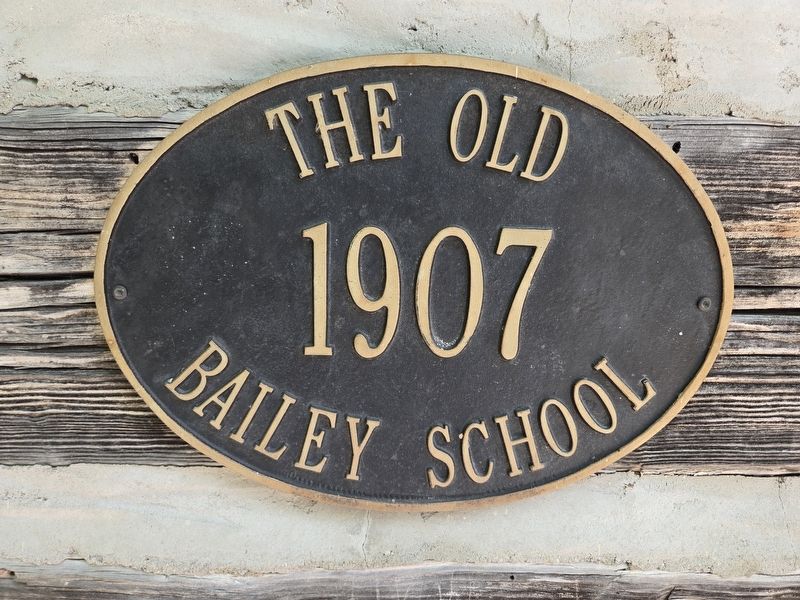 Old Bailey School plaque. Click for full size. Old Bailey School plaque image. Click for full size.