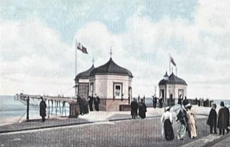 Redcar Pier Marker. Click for full size. Redcar Pier Marker image. Click for full size.