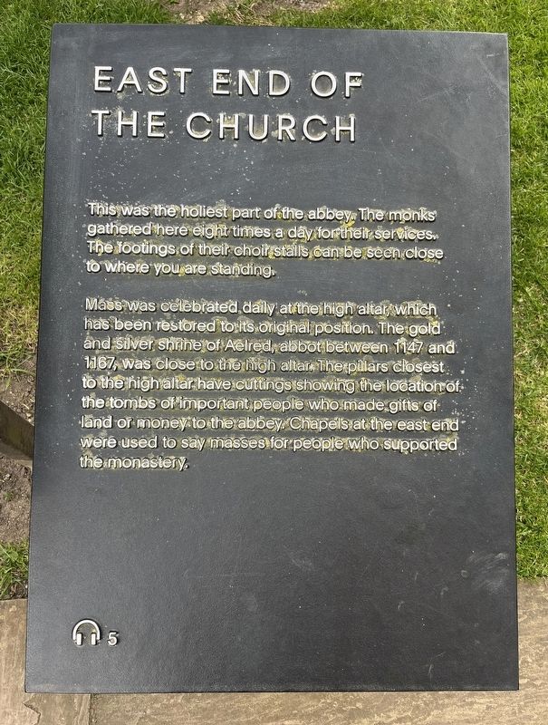 East End of the Church Marker. Click for full size. East End of the Church Marker image. Click for full size.