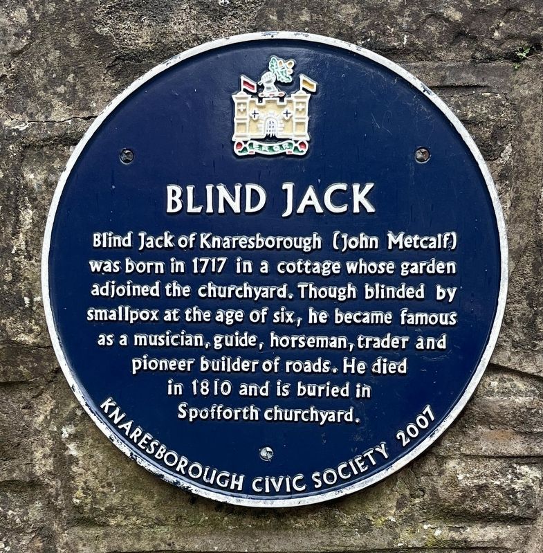 Blind Jack Marker. Click for full size. Blind Jack Marker image. Click for full size.