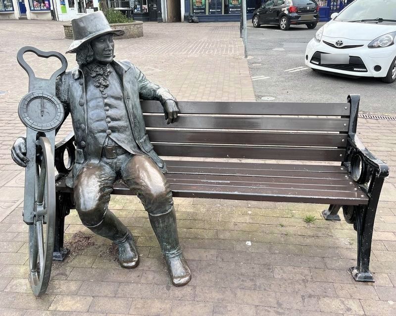 Sculpture of Blind Jack, Town Centre. Click for full size. Sculpture of Blind Jack, Town Centre image. Click for full size.