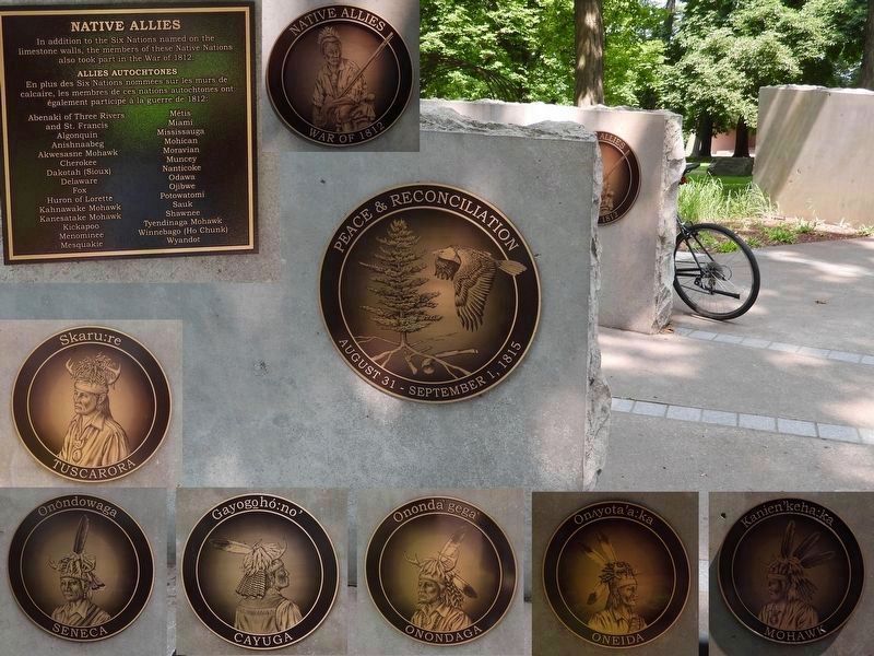 Collage of the Images on the Circle Of Memories (Point 7 on the memorial). Click for full size. Collage of the Images on the Circle Of Memories (Point 7 on the memorial) image. Click for full size.