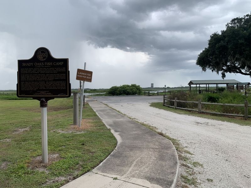 Shady Oaks Fish Camp Marker image. Click for full size.