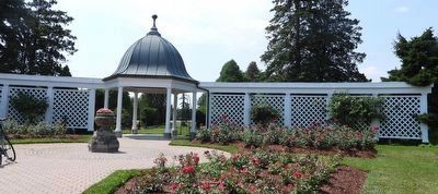 James N. Allan Pergola - Marker in context. Click for full size. James N. Allan Pergola - Marker in context image. Click for full size.