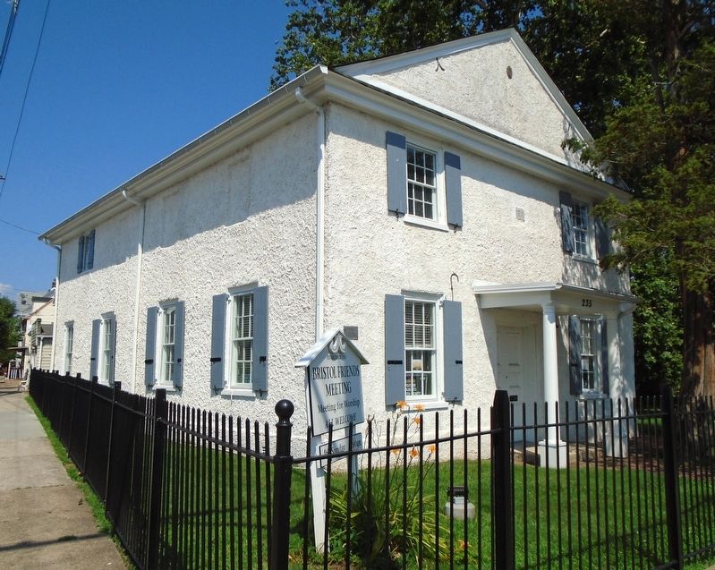 Bristol Friends Meetinghouse. Click for full size. Bristol Friends Meetinghouse image. Click for full size.