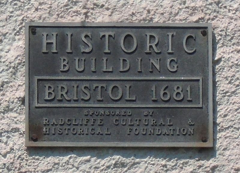 Bristol Friends Meetinghouse Historic Building Marker. Click for full size. Bristol Friends Meetinghouse Historic Building Marker image. Click for full size.