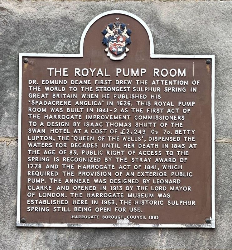 The Royal Pump Room Marker image. Click for full size.