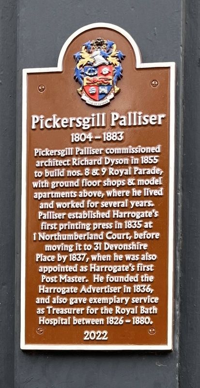 Pickersgill Palliser 1804-1883 Marker. Click for full size. Pickersgill Palliser 1804-1883 Marker image. Click for full size.