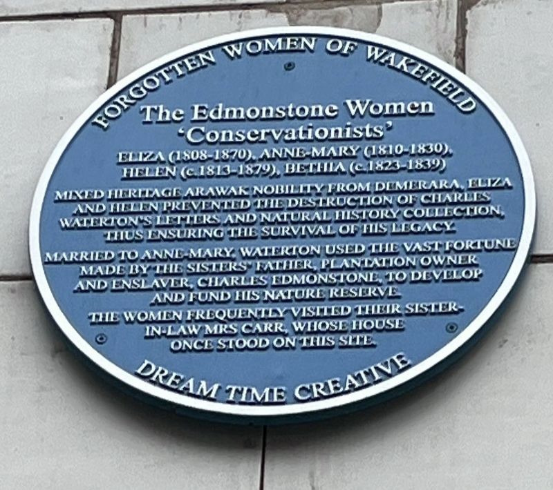 The Edmonstone Women 'Conservationists' Marker image. Click for full size.