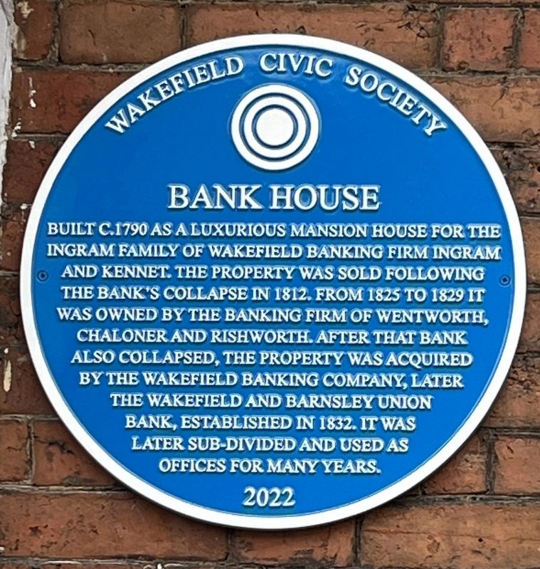 Bank House Marker image. Click for full size.