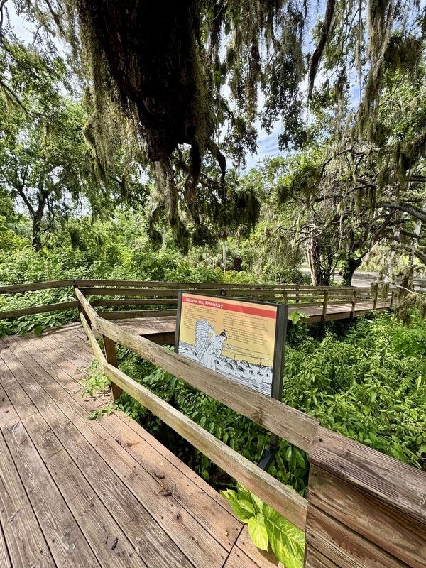 Glimpse into Prehistory Marker. Click for full size. Glimpse into Prehistory Marker image. Click for full size.