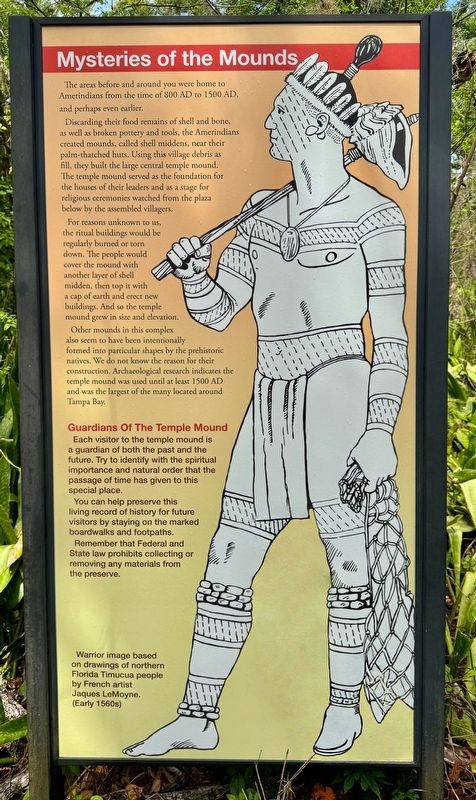 Mysteries of the Mounds Marker. Click for full size. Mysteries of the Mounds Marker image. Click for full size.